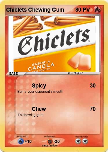 Pokemon Chiclets Chewing Gum