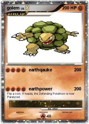 Pokemon golem