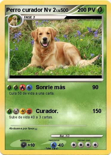 Pokemon Perro curador Nv 2