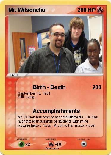 Pokemon Mr. Wilsonchu