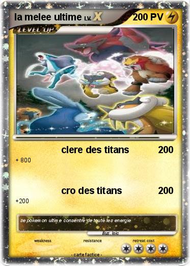 Pokemon la melee ultime