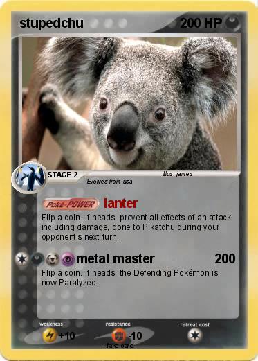 Pokemon stupedchu