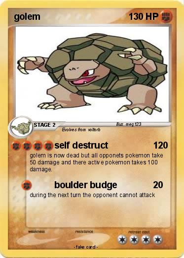Pokemon golem