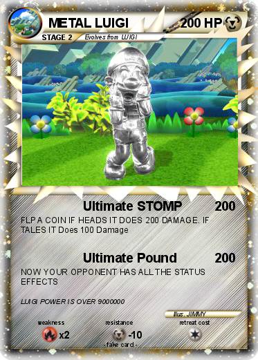 Pokemon METAL LUIGI