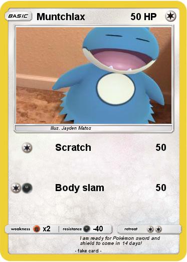 Pokemon Muntchlax