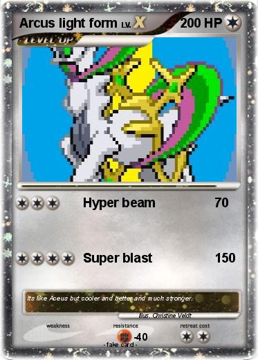 Pokemon Arcus light form