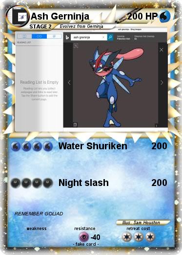 Pokemon Ash Gerninja