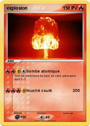 Pokemon explosion