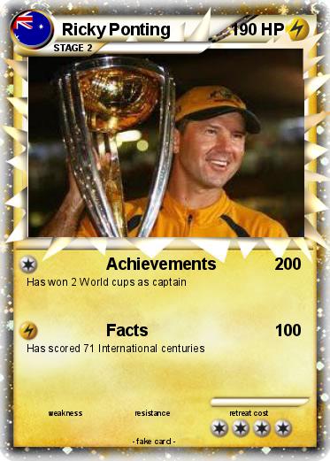Pokemon Ricky Ponting