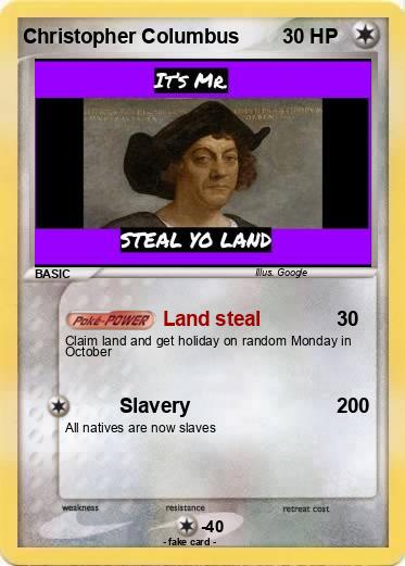 Pokemon Christopher Columbus