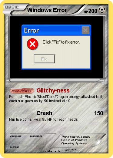 Pokemon Windows Error