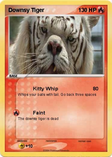 Pokemon Downsy Tiger