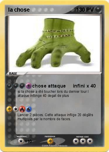 Pokemon la chose 