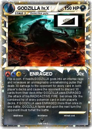 Pokemon GODZILLA lv.X