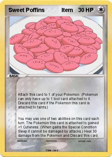Pokemon Sweet Poffins           Item