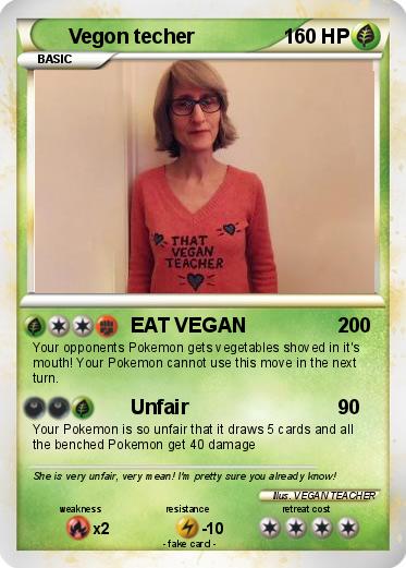 Pokemon Vegon techer