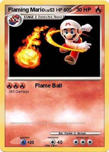 Pokemon Flaming Mario