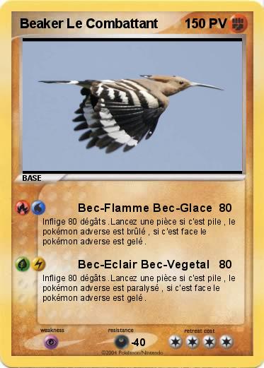 Pokemon Beaker Le Combattant