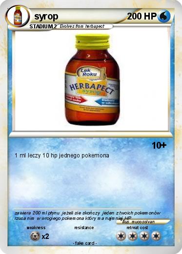 Pokemon syrop