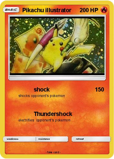 Pokemon Pikachu illustrator