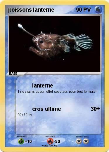 Pokemon poissons lanterne