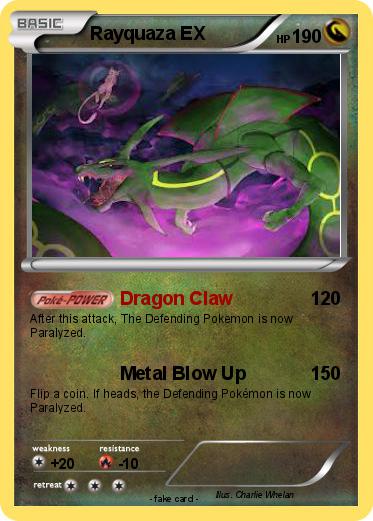 Pokemon Rayquaza EX