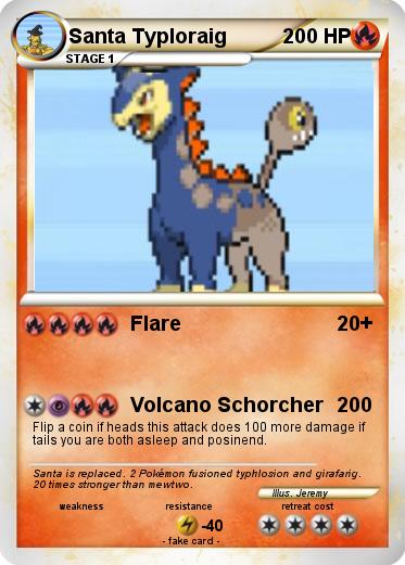Pokemon Santa Typloraig