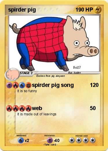 Pokemon spirder pig