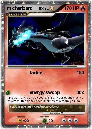 Pokemon m charizard     ex