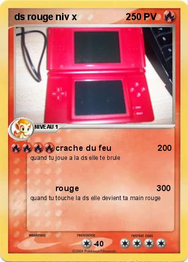 Pokemon ds rouge niv x                   2
