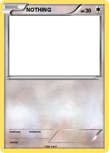 Pokemon NOTHING