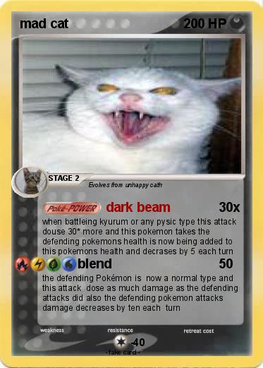 Pokemon mad cat