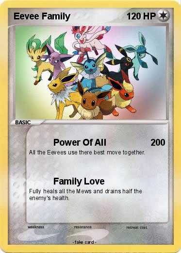 Pokemon Eevee Family