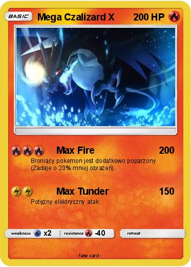 Pokemon Mega Czalizard X
