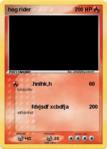 Pokemon hog rider