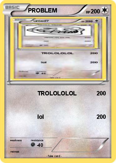 Pokemon PROBLEM