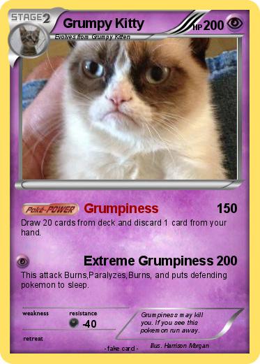 Pokemon Grumpy Kitty