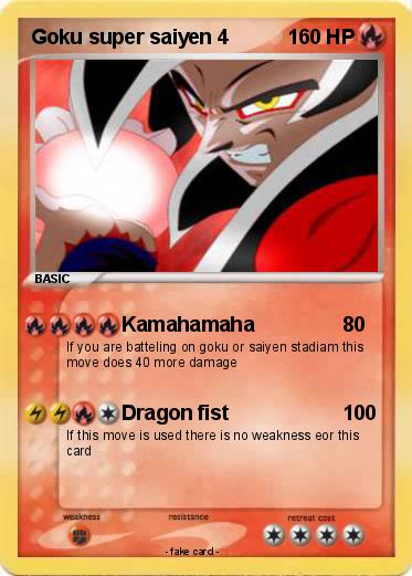 Pokemon Goku super saiyen 4