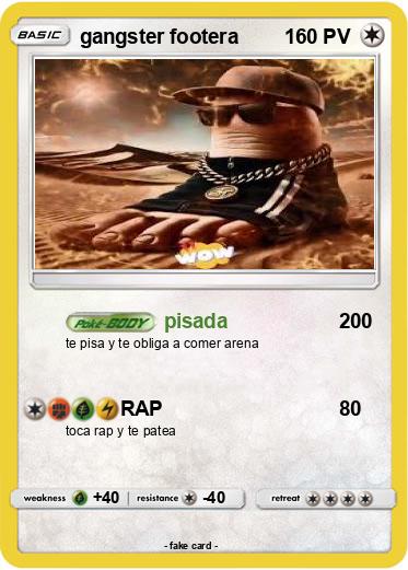 Pokemon gangster footera