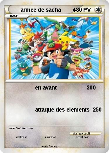 Pokemon armee de sacha        4