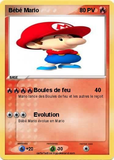 Pokemon Bébé Mario