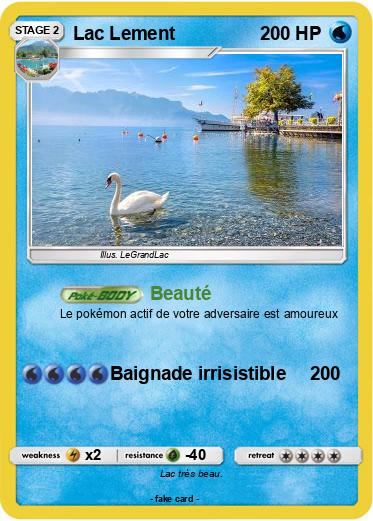 Pokemon Lac Lement