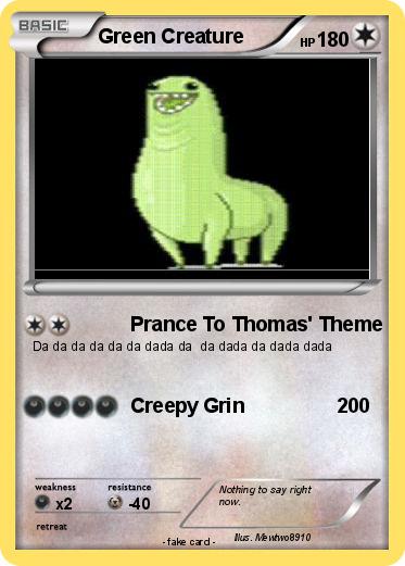 Pokemon Green Creature