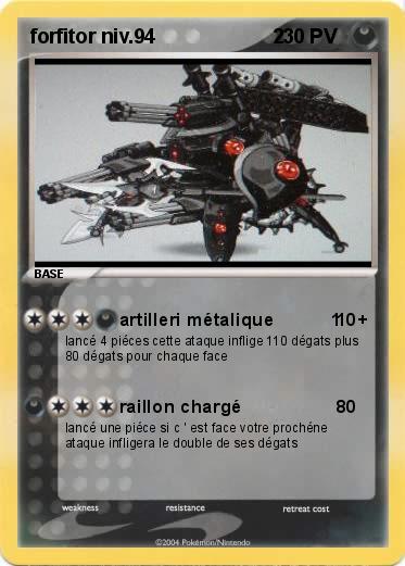 Pokemon forfitor niv.94                     2