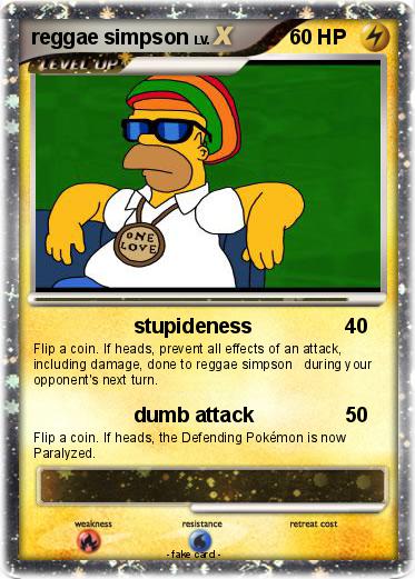 Pokemon reggae simpson