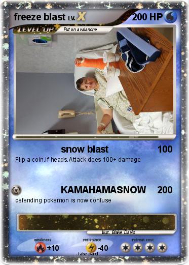 Pokemon freeze blast