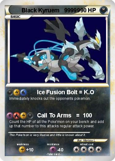 Pokemon Black Kyruem   99999