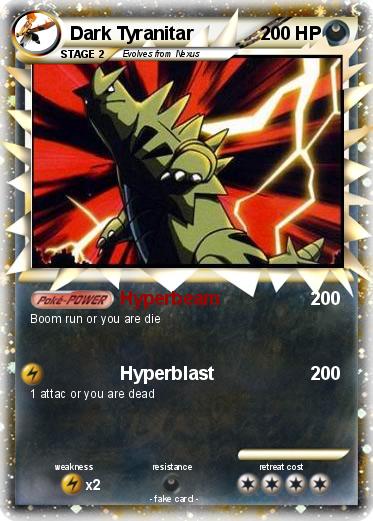 Pokemon Dark Tyranitar