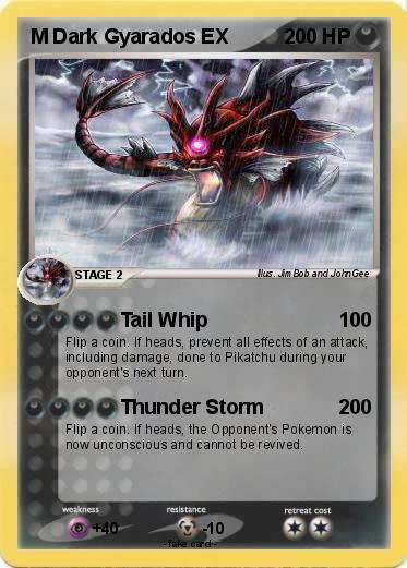 Pokemon M Dark Gyarados EX