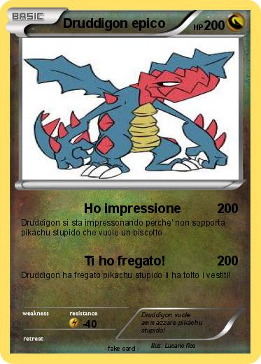 Pokemon Druddigon epico